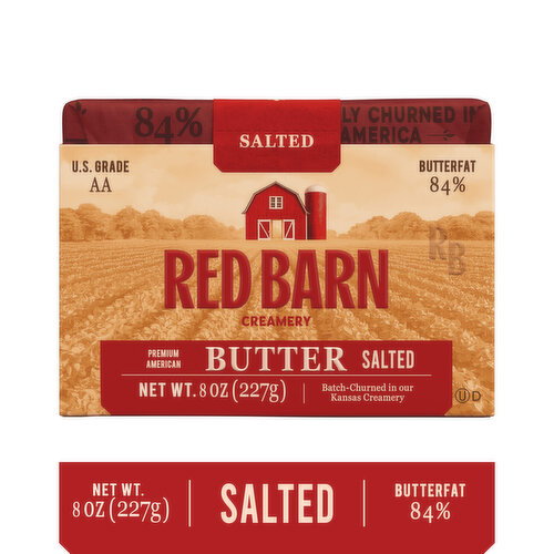 Red Barn Creamery Premium Salted Butter Image 1 of 7