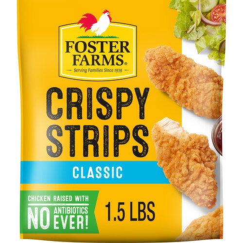 Foster Farms Crispy Chicken Strips, Frozen Image 1 of 10