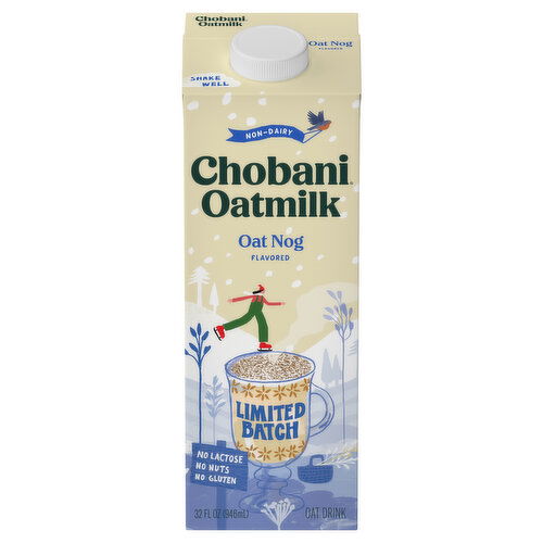 Chobani Oatmilk, Oat Nog Flavored