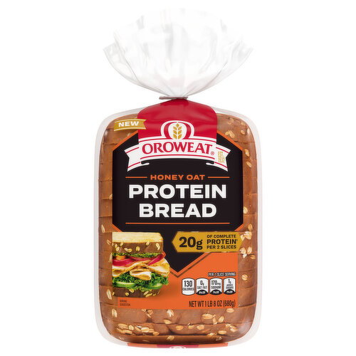 Oroweat Protein Honey Oat Bread