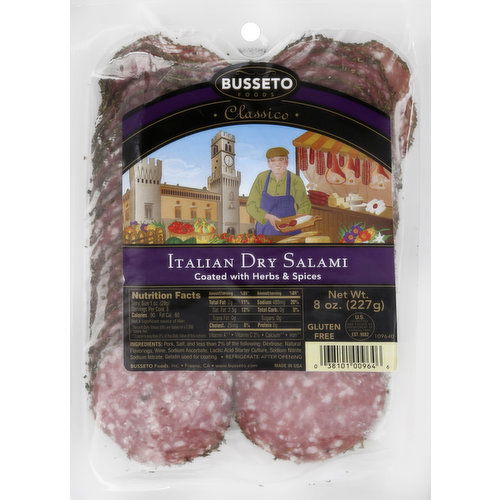 Busseto Salami, Italian Dry