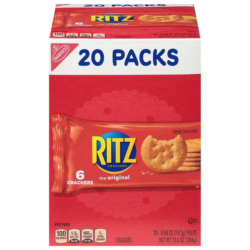 Ritz Crackers, The Original, 20 Pack