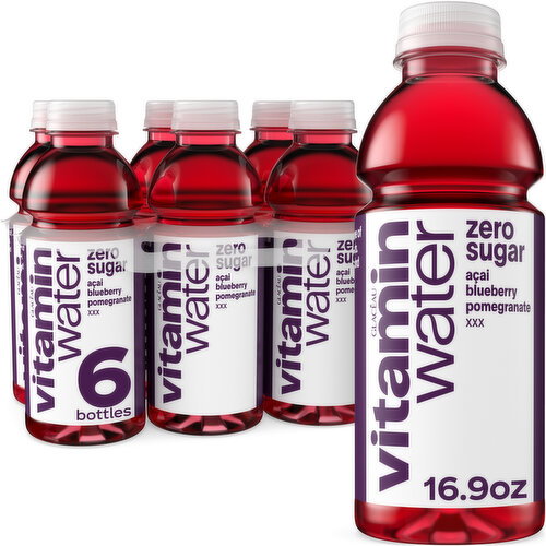 vitaminwater Zero Sugar XXX Flavored Water Bottles Image 1 of 11