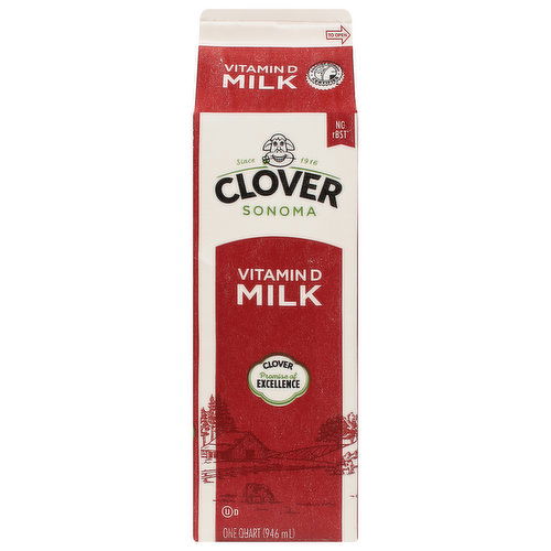 Clover Sonoma Milk, Vitamin D