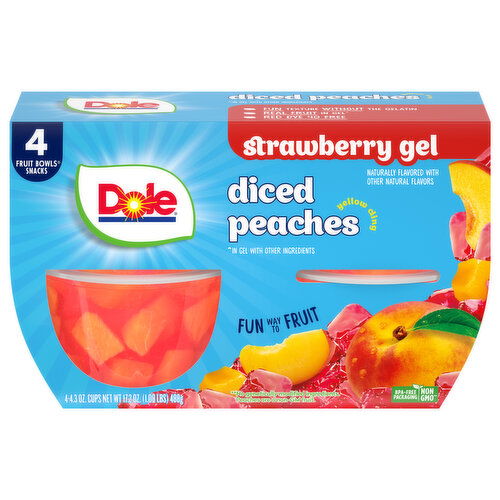 Dole Diced Yellow Cling Peaches