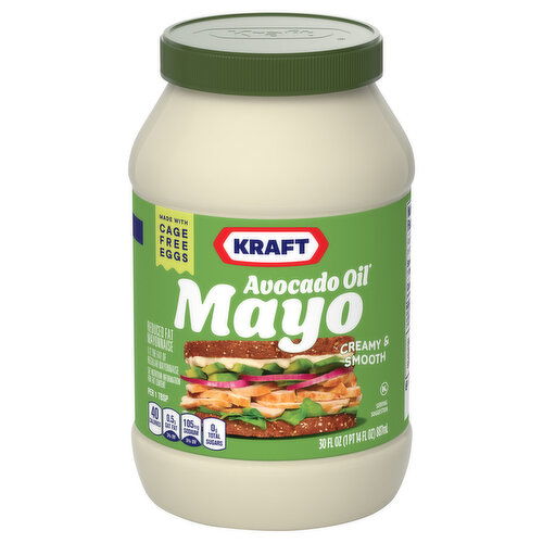 Kraft Mayonnaise, Reduced Fat, Avocado Oil