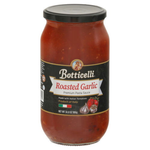 Botticelli Pasta Sauce, Premium, Roasted Garlic