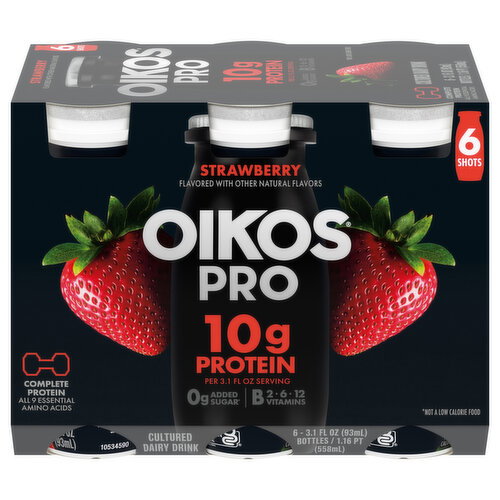 Oikos Pro Strawberry Dairy Drink