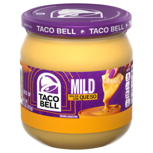 Taco Bell Mild Salsa Con Queso Cheese Dip Image 1 of 6