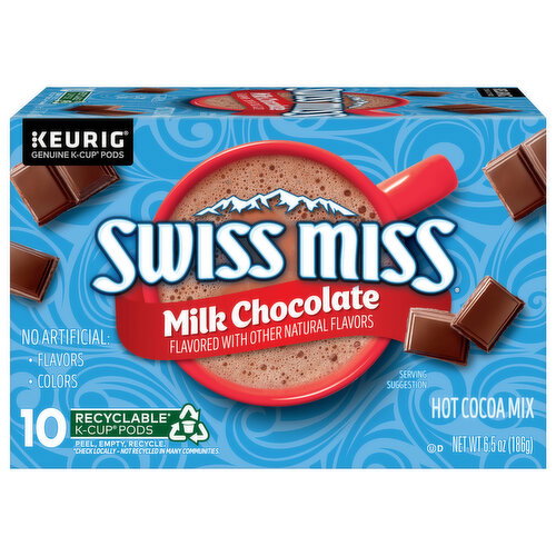 Swiss Miss K-Cup Pods Milk Chocolate Hot Cocoa Mix