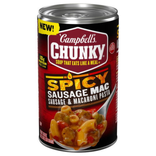 Campbell's Spicy Sausage Mac Soup