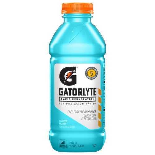 Gatorlyte Rapid Rehydration Glacier Freeze Electrolyte Beverage Image 1 of 5