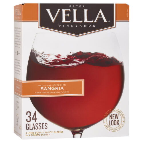 Peter Vella Sangria Red Wine Box