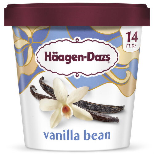 Haagen-Dazs Vanilla Bean Ice Cream Image 1 of 11