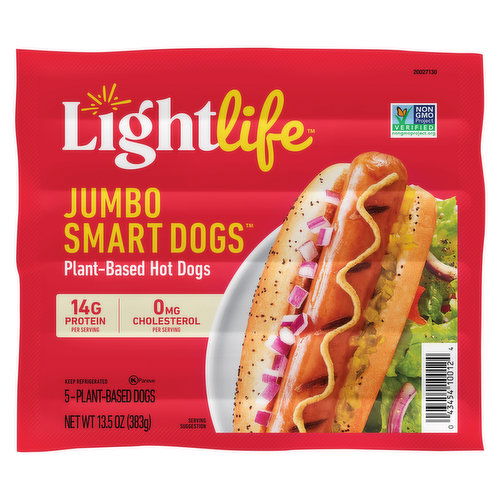 Lightlife Hot Dogs, Plant-Based