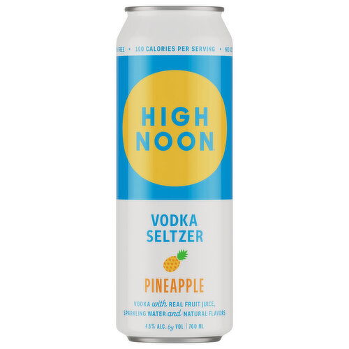 High Noon Pineapple Vodka Hard Seltzer 700ml Can