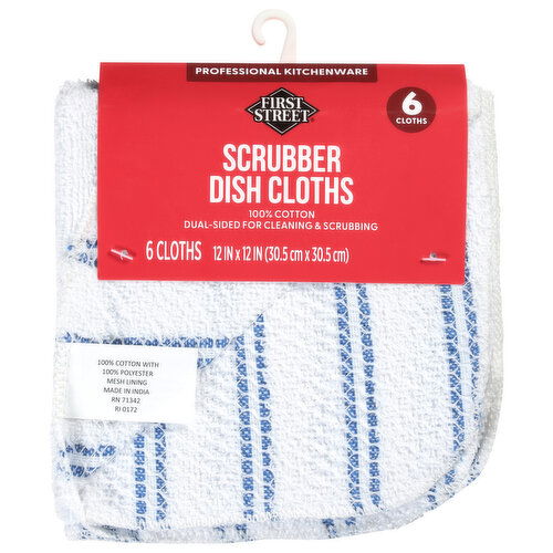 First Street Scrubber Dish Cloths