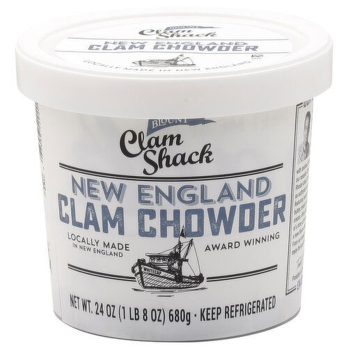 Blount Clam Shack Clam Chowder, New England