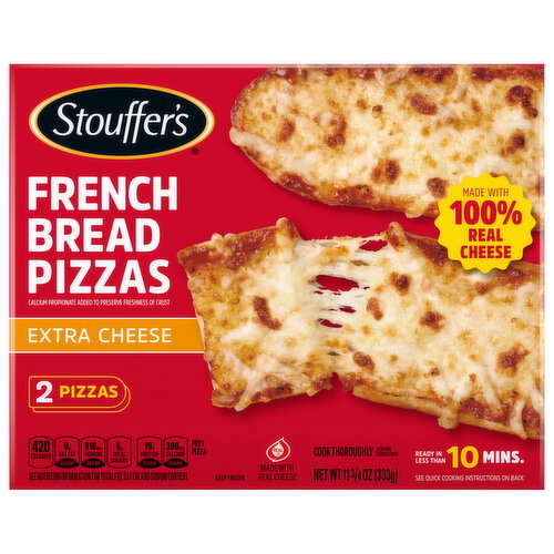 Stouffer's Extra Cheese French Bread Pizzas Image 1 of 6