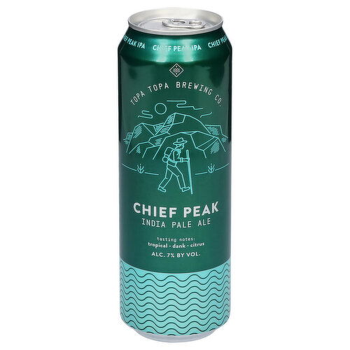 Topa Topa Brewing Co. Beer, India Pale Ale, Chief Peak