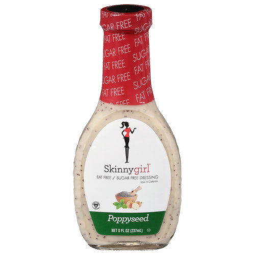 Skinnygirl Dressing, Fat Free/Sugar Free, Poppyseed