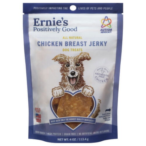 Ernie's Chicken Breast Jerky Dog Treats