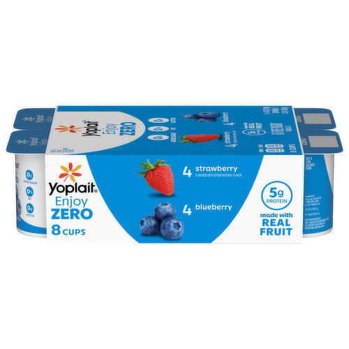 Yoplait Fat Free Strawberry/Blueberry Yogurt Image 1 of 6