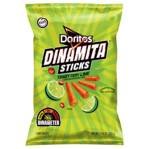 Doritos Corn Snacks, Medium, Tangy Fiery Lime