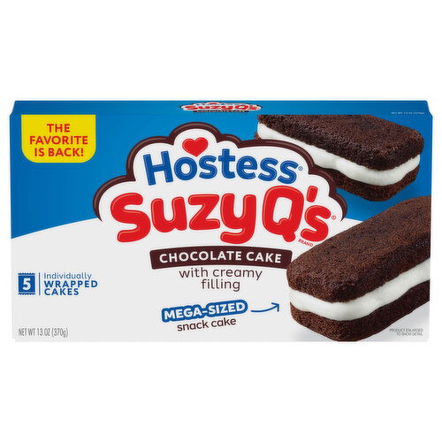 Hostess Mega-Sized Chocolate Cake with Creamy Filling