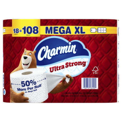 Charmin Charmin Ultra Strong Toilet Paper 18 Mega XL Rolls