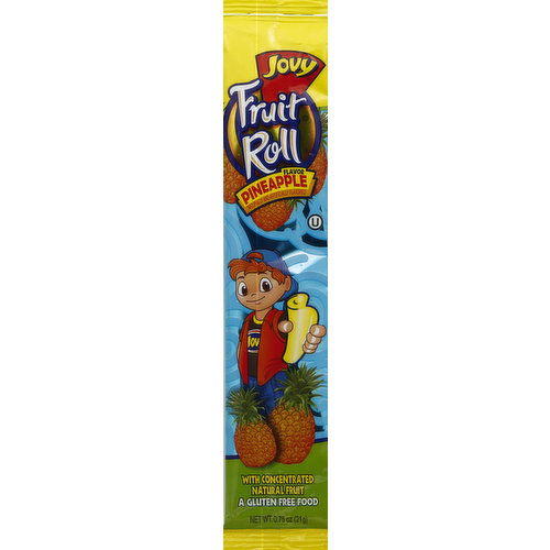 Jovy Fruit Roll, Pineapple Flavor