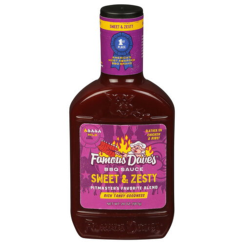 Famous Dave's Mild Sweet & Zesty BBQ Sauce