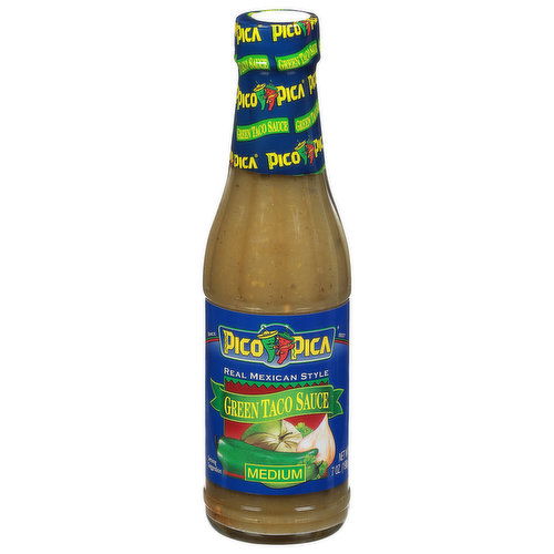 Pico Pica Taco Sauce, Green, Medium