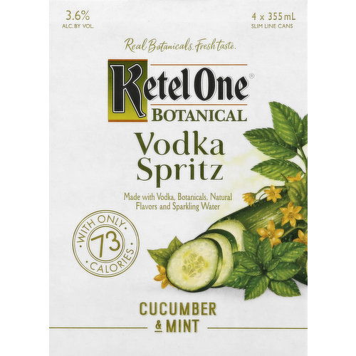 Ketel One Botanical Vodka Spritz, Cucumber & Mint