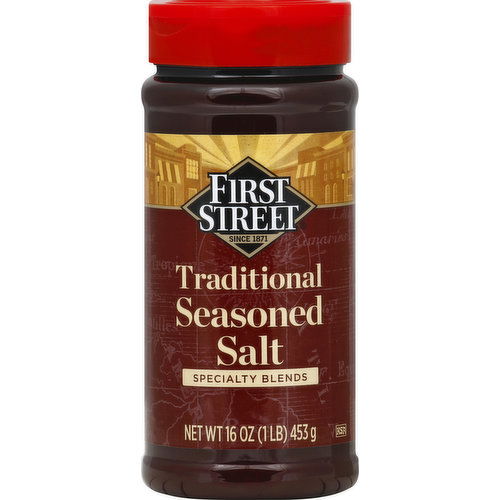 First Street Salt, Traditional, Seasoned