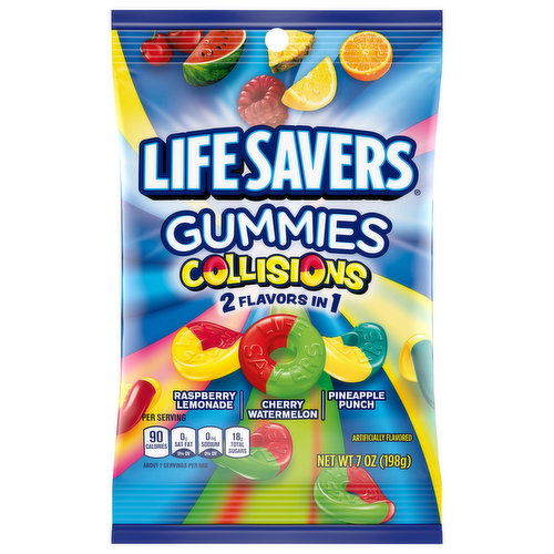 Life Savers Collisions Gummies Candy Bag