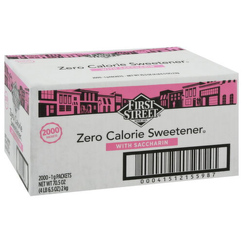 First Street with Saccharin Zero Calorie Sweetener Image 1 of 6