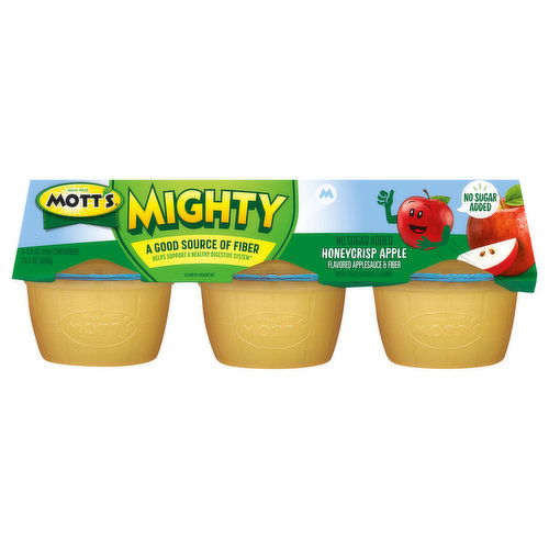 Mott's Applesauce & Fiber, Honeycrisp Apple