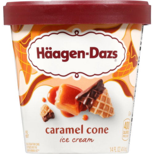 Haagen-Dazs Ice Cream, Caramel Cone