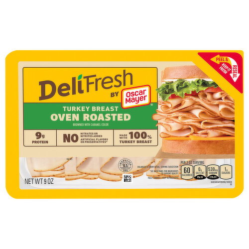 Oscar Mayer Oven Roasted Turkey Breast Image 1 of 6