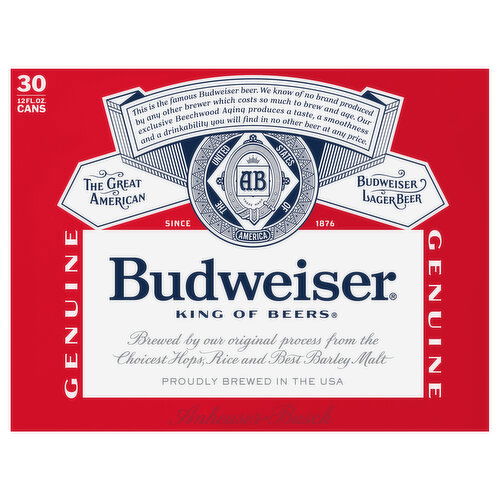 Budweiser Beer, Lager