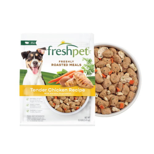 Freshpet Healthy & Natural Dog Food, Fresh Chicken Recipe, 5.5lb Image 1 of 10