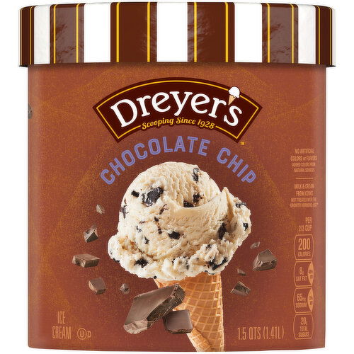 Dreyer's Frozen Dairy Dessert, Chocolate Chip