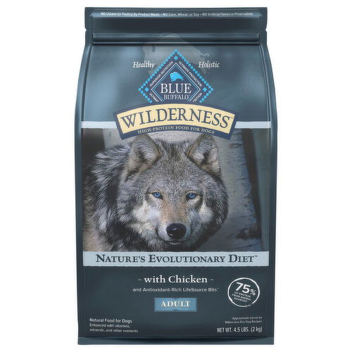 Blue Buffalo Natural Adult with Chicken Food for Dogs