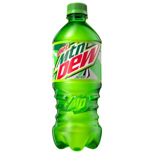 Mtn Dew Soda, Diet , 24 Pack