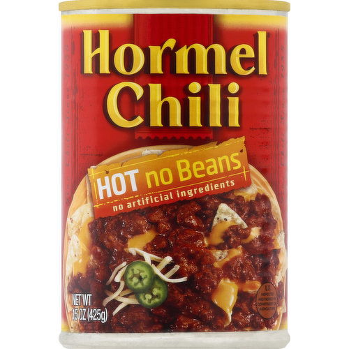 Hormel Chili, No Beans, Hot