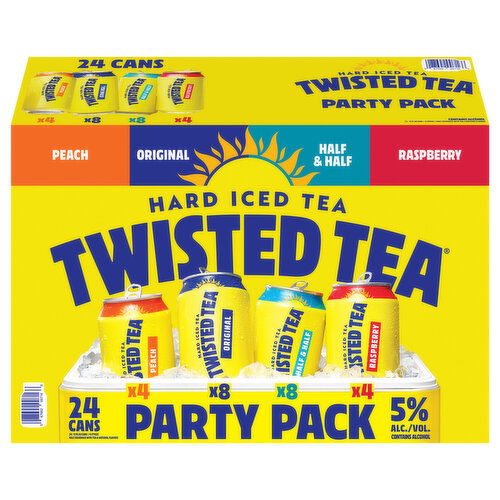 Twisted Tea Hard Assorted Iced Tea Party Pack