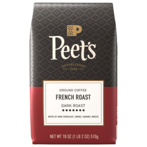 Peet's Ground Dark Roast French Roast Coffee