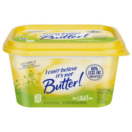 I Can't Believe It's Not Butter! The Light One Vegetable Oil Spread