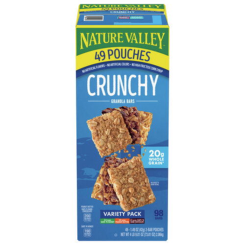 Nature Valley Oats 'N Honey/Peanut Butter/Oats 'N Dark Chocolate Granola Bars Variety Pack